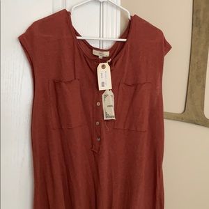 dress with a tie in the front